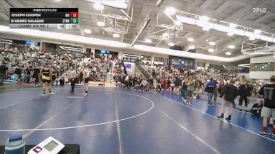 175 lbs Champ. Round 2 - Joseph Cooper, Riverton vs D`Andre Salazar, Cottonwood