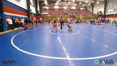 95-105 lbs Rr Rnd 1 - Reagan Allen, Caney Valley Wrestling vs Harper Tecumseh-Sands, Mojo Grappling Academy