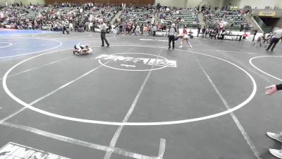 54 lbs Consi Of 8 #1 - Brax Peterson, Athlos Wrestling vs Max Morales, Damonte Mustangs WC