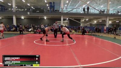 180 lbs Round 4 (6 Team) - Jaden Hackney, Brecksville vs Lance Jennings, Perrysburg