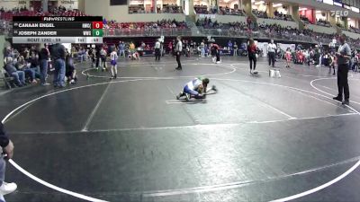 59 lbs Quarterfinal - Joseph Zander, Westside Wrestling Club vs Canaan Engel, Hawks Wrestling Club (Lincoln)