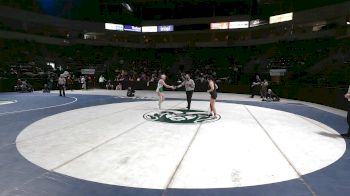 Girls 135 lbs Cons. Semi - Paizlyn Turley, Grants vs Lilly Shoemate-Means, Moriarty