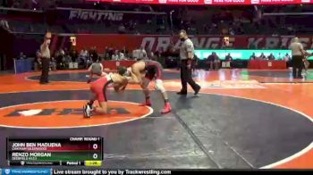 2 lbs Champ. Round 1 - Renzo Morgan, Deerfield (H.S.) vs John Ben Maduena, Chatham (Glenwood)