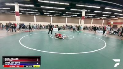 127 lbs Round 2 - Giada Muller, Jflo Trained vs Kathleen Boyd, Power Wrestling Club