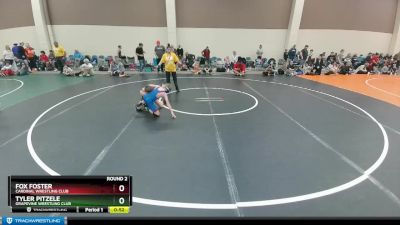 83-86 lbs Round 2 - Fox Foster, Cardinal Wrestling Club vs Tyler Pitzele, Grapevine Wrestling Club