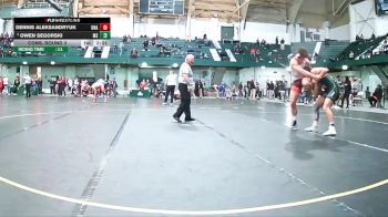 165 lbs Cons. Round 3 - Dennis Aleksandryuk, Unattached vs Owen Segorski, Michigan State