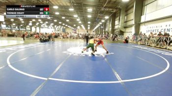 120 lbs Rr Rnd 1 - Carlo Salinas, Gritty Grapplers vs Thomas Egley, Great Bridge Wrestling Club