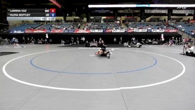 131 lbs Quarterfinal - Larissa Kaz, Hastings vs Olivia Mottley, Life