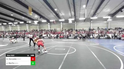 138 lbs Quarterfinal - Aadin Gonzales, Montrose Elite vs Jayden Morfin, NM Bad Boyz