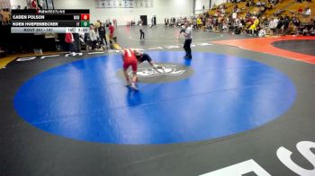 141 lbs Cons. Round 4 - Caden Polson, Wabash vs Koen Huepenbecker, Indiana Tech