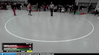 125 lbs Semifinal - KiMorah Cathey, Hurricane Wrestling Academy vs Ariana Schacht, Askren Wrestling Academy