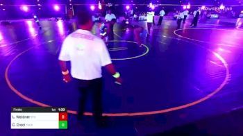 152 lbs Final - Landon Weidner, 2tg vs Charles Croci, Tucson Cyclones