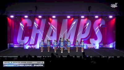 University Cheer Force - Shadow [2025 L5 Senior Open Coed Day 2] 2025 CHAMPS Grand Nationals