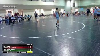 182 lbs Round 4 (16 Team) - Eli Diaz, Somerset Academy vs Tucker Seidel, PECO Boys