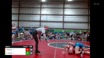 127 lbs Quarterfinals (8 Team) - Evelin Ochoa, Cleveland Wrestling vs Trinity Butler, Midwest Mat Catz