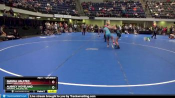 105 lbs Round 1 - Gianna Halsted, Sebolt Wrestling Academy vs Aubrey Hoveland, Immortal Athletics WC