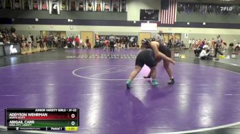 JV-22 lbs Round 2 - Abigail Carr, Iowa City, Liberty vs Addyson Wehrman, North Scott