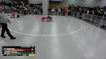 126 lbs Quarterfinal - Ty Annoura, Clear Lake High School Wrestling vs Gabriel Tellez, Southwest Miami High School Wrestling