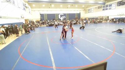 120 lbs Champ. Round 1 - Irini Poka, Monster Garage Wrestling Club vs Monica Duarte, Norte Vista