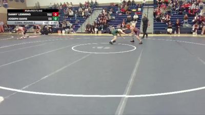 125 lbs Cons. Round 2 - Joseph Davis, Evergreen State College vs Danny Lemming, Treasure Valley CC