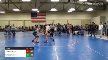 131 lbs Final - Jeremy Pitcock, Xtreme Nomads MS vs Charles Weidman, KT Kidz MS