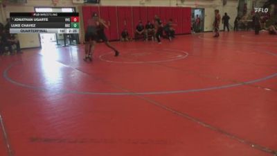 165 lbs Quarterfinal - Jonathan Ugarte, Victor Valley College vs Luke Chavez, Rio Hondo College