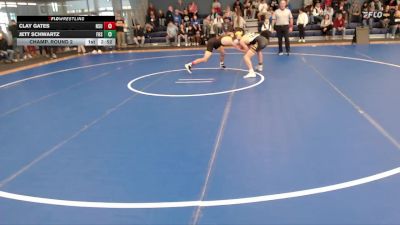 133 lbs Champ. Round 2 - Clay Gates, Northern State vs Jett Schwartz, Fort Hays State