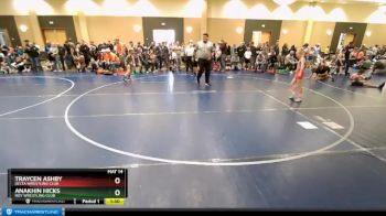 67 lbs Champ. Round 1 - Traycen Ashby, Delta Wrestling Club vs Anakhin Hicks, Roy Wrestling Club