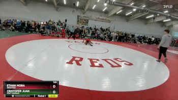 120 lbs Cons. Round 4 - Ethan Mora, Brighton vs Cristofer Juan, Fort Morgan