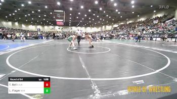 125 lbs Round Of 64 - Trenton Bell, Rollers Academy Of Wrestling vs Lukas Flager, Sierra Sabers