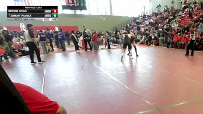 215 lbs Champ. Round 1 - Jeremy Favela, El Paso Americas vs Sergio Hogg, El Paso Andress