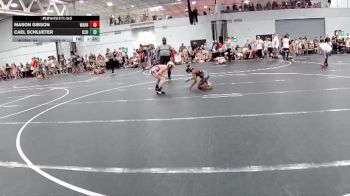 80 lbs Round 1 (8 Team) - Mason Gibson, Warhawks vs Cael Schlueter, U2 The Uprising
