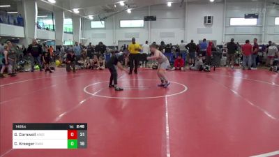 140 lbs Final - Grayson Cornwell, Ares Wrestling Club vs Cian Kreeger, Pursuit