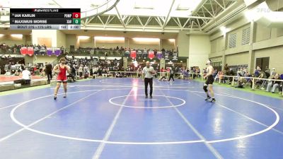 175 lbs Quarterfinal - Ian Karlin, Pomperaug/Watwn/Naug vs Maximus Morse, Xavier