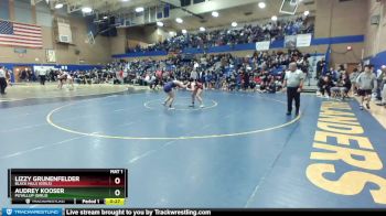 140lbs Cons. Round 1 - Lizzy Grunenfelder, Black Hills (Girls) vs Audrey Kooser, Puyallup (Girls)