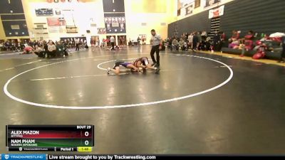 106 lbs Champ. Round 1 - Nam Pham, Rogers (Spokane) vs Alex Mazon, Kittitas