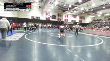 140 lbs 3rd Place Match - Alexia Talbot, Ayala vs Breanna Beltran, La Quinta/La Quinta
