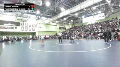 157 lbs Semifinal - Chukwueneka Ohiaeri, El Camino Real vs Angel Aguilar, SAN PEDRO