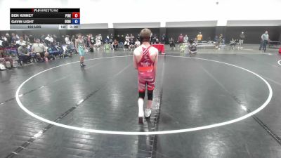 100 lbs Ben Kinney, Pennsylvania Red vs Gavin Light, Oklahoma Red