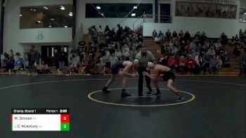 133 lbs Champ. Round 1 - Dylan McKelvey, Marian University (IN) vs Matt Gimson, Indiana Tech