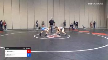 55 kg Quarterfinal - Isabella Amaro, All-Phase WC vs Grace Pauls, Unattached