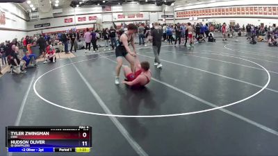 215 lbs Cons. Semi - Tyler Zwingman, CWO vs Hudson Oliver, GI Grapplers