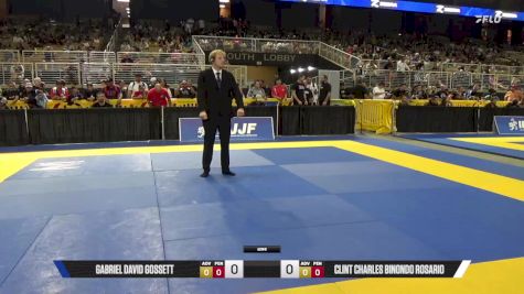Gabriel David Gossett vs Clint Charles Binondo Rosario 2025 Pan Kids Jiu-Jitsu IBJJF Championship