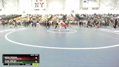 93 lbs Cons. Round 2 - Noah Schaal, Lancaster Wrestling Club vs Evan Welsh, Journeymen Wrestling Club