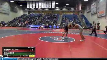 184 lbs Cons. Round 2 - Hamzah Alsaudi, SF State vs Oscar Diaz, Menlo