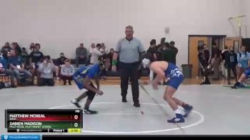 145 lbs Champ. Round 1 - Sabien Madison, Palo Verde High Magnet School vs Matthew McNeal, Basic