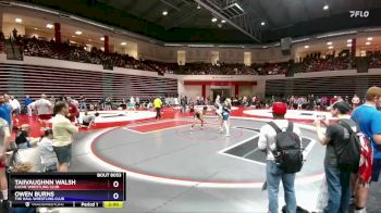 126 lbs Quarterfinal - Taiivaughnn Walsh, Cache Wrestling Club vs Owen Burns, The Hall Wrestling Club