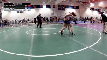 135/140 Round 2 - Aubrie Bryant, Heavy Hitting Hammers vs Sofia Meneley, Williamsburg Wrestling Club