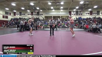 182 lbs Round 1 - Grant Helmle, Xavier, Cedar Rapids vs Kyler Jensen, Solon