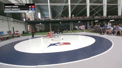 110 lbs Presley Eidens, New York vs Hadley Mazzulla, Nebraska